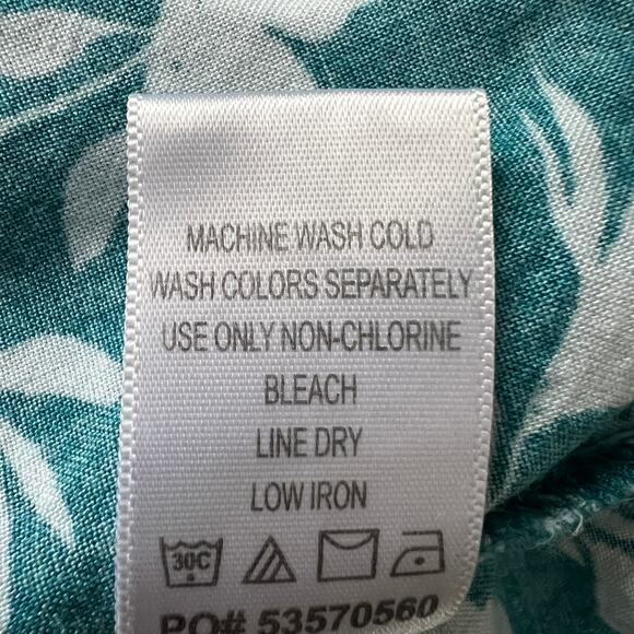 Woman Within Top 3X Floral Puff Sleeve Relaxed Comfort Casual Everyday Wear - Picture 10 of 12